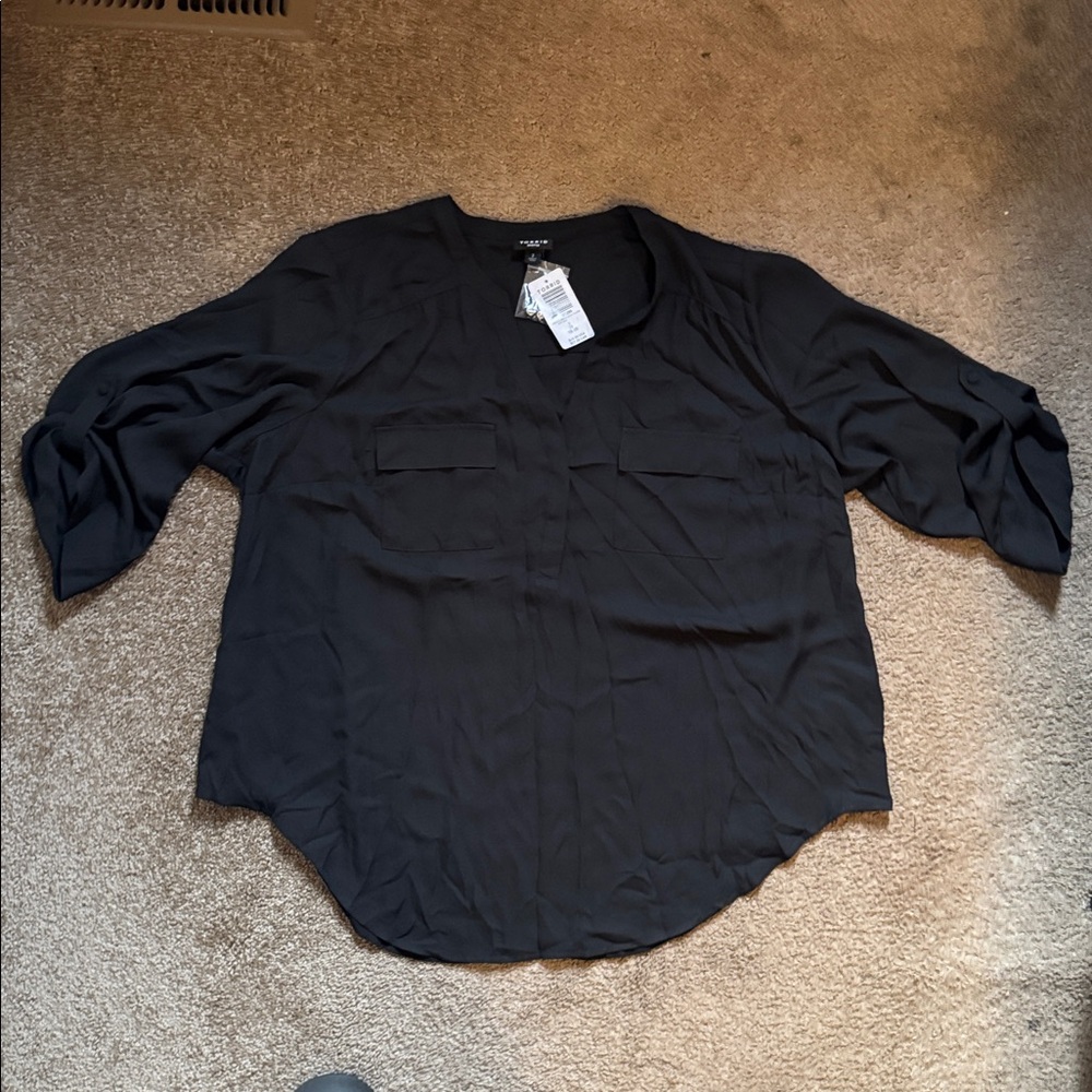 NWT Torrid Double Pocket Dress Shirt Size 2 22-24